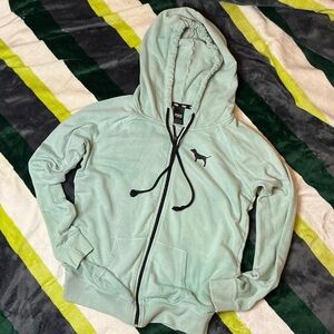 PINK Victoria's Secret Light Green Hoodie